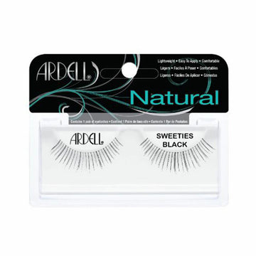 Set med falska ögonfransar Ardell Natural Sweeties black