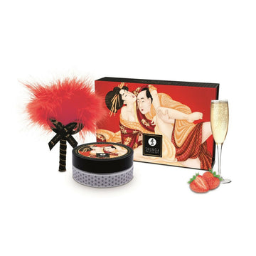 Sensuellt Puder Shunga CHAMPAGNE STRAWBERRIES 75 g