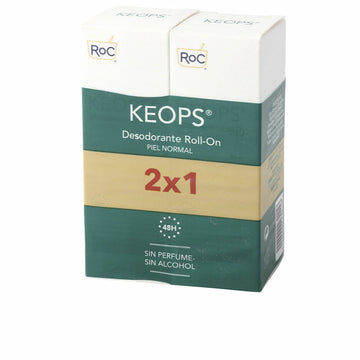 Roll-on deodorant Roc Keops On Piel Normal Normal hud 30 ml x 2