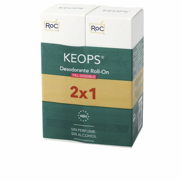 Roll-on deodorant Roc Keops 2 x 30 ml Känslig hud