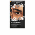 Ögonbryn färgade L'Oreal Make Up BROW COLOR Nº 1.0 Black Halvpermanent 4 Delar