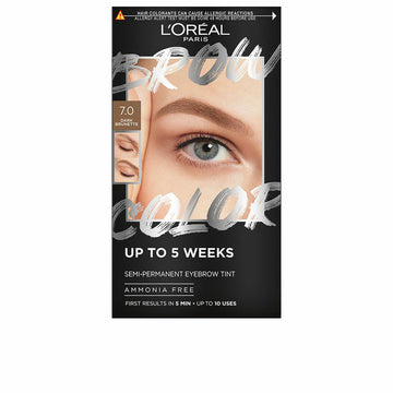 Ögonbryn färgade L'Oreal Make Up BROW COLOR Nº 7.0 Dark blond Halvpermanent 4 Delar