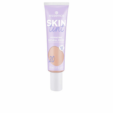 Hydrerande kräm med färg Essence SKIN TINT Nº 20 Spf 30 30 ml