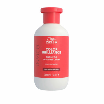 Färgbevarande schampo Wella Invigo Color Brilliance Färgat hår Tjockt hår 300 ml