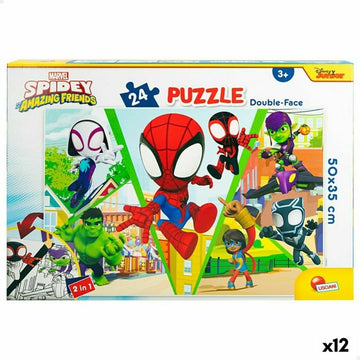 Barnpussel Spidey Spidey 24 Delar 12 antal