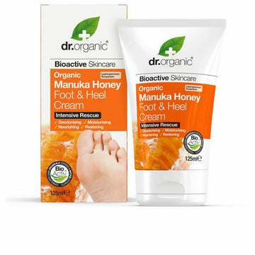 Fuktgivande fotkräm Manuka Honey Dr.Organic Miel De Manuka 125 ml