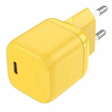 Väggladdare Vention FAKW0-EU 30 W USB-C Gul