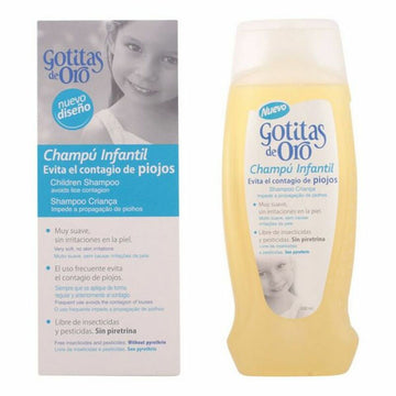 Anti-Lice Shampoo Gotitas de Oro Instituto Español Infantil (500 ml) 500 ml