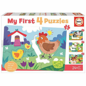 Pussel Educa My First Puzzles 8 Delar (8 + 7 + 6 +5 pcs)