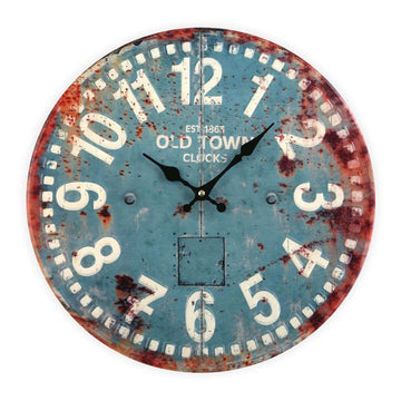 Wall Clock Versa Old Town Metal (4 x 40 x 40 cm)