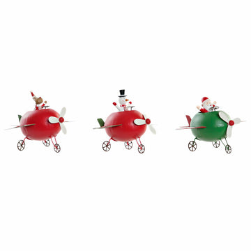 Christmas bauble DKD Home Decor Metal Reindeer (19 x 14 x 13 cm) (3 pcs)