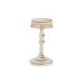 Candleholder DKD Home Decor Metal White 13 x 13 x 25 cm