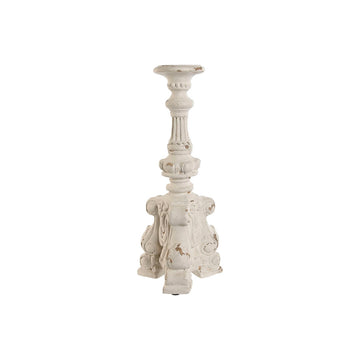 Candleholder Home ESPRIT White Resin 25 x 23 x 61 cm