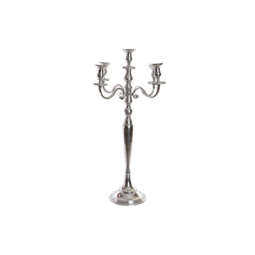 Candle Holder Home ESPRIT Silver Aluminium Chromed 42 x 42 x 70 cm