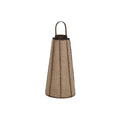 Ljusstakar Home ESPRIT Naturell Jute Bambu 33,5 x 33,5 x 66 cm