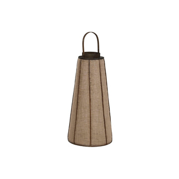 Ljusstakar Home ESPRIT Naturell Jute Bambu 33,5 x 33,5 x 66 cm