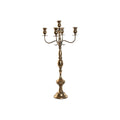 Candle Holder Home ESPRIT Golden Metal 38,5 X 38,5 X 80 cm