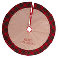 Christmas tree skirt Jute 90 cm