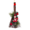 Hanging decoration Red Multicolour Natural Fibre 20 x 5 x 35 cm