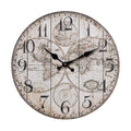 Wall Clock Alexandra House Living Multicolour Wood 34 x 4 x 34 cm