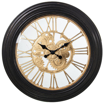 Wall Clock Alexandra House Living Black Acrylic Plastic 58 x 58 x 6 cm