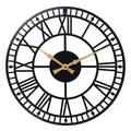 Wall Clock Alexandra House Living Black Metal 45 x 3 x 45 cm