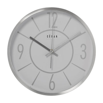 Wall Clock Alexandra House Living Grey Silver Aluminium 30 x 4 x 30 cm