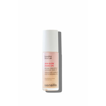 Flytande makeupbas Sensilis SKIN GLOW Nº 02 Beige 30 ml