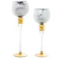 Table Mat Set Alexandra House Living Transparent Crystal 10 x 36 x 10 cm 10 x 40 x 10 cm Wineglass 2 Pieces