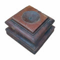 Candle Holder Alexandra House Living Brown Recycled Wood 26 x 23 x 26 cm