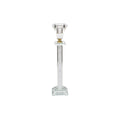 Candleholder Romimex Transparent Glass 5 x 26 x 5 cm