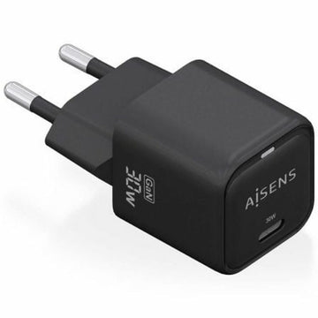 Wall Charger Aisens ASCH-30W1P019-BK Black 30 W (1 Unit)