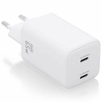 Wall Charger Aisens ASCH-65W2P039-W White 65 W (1 Unit)