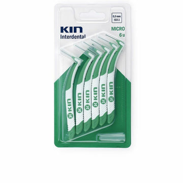 Interdental Tandborste Kin Kin Interdental 0,9 mm (6 Delar)