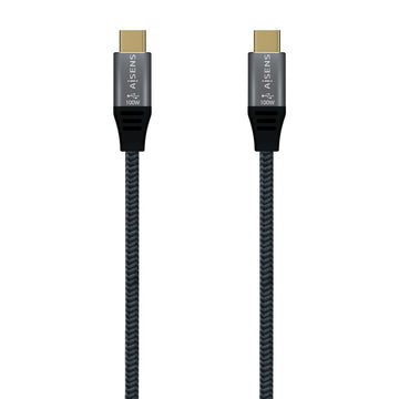 Kabel USB C Aisens A107-0670 0,6 m Grå