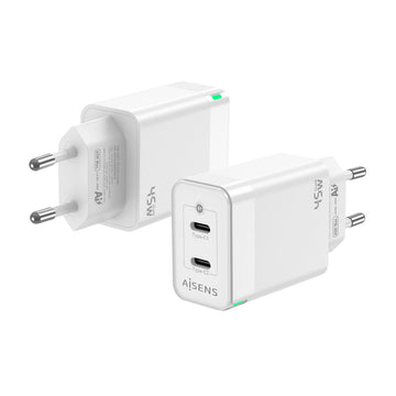 Wall Charger Aisens ASCH-45W2P005-W White