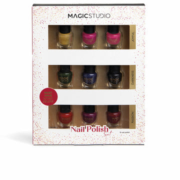 Make-Up Set Magic Studio Colorful Complete Nail Polish 9 Pieces