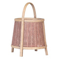 Lantern Candleholder Brown Natural Fibre 33 x 33 x 44 cm