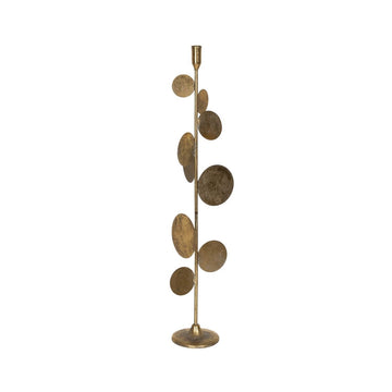 Candleholder Golden Iron 18,5 x 18,5 x 71,5 cm