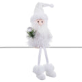 Julgranskula Vit Tomte 14 x 13 x 43 cm