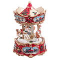 Christmas bauble Multicolour Carousel 12 x 12 x 16,5 cm