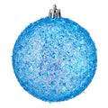 Christmas Baubles Ø 8 cm 6 Units Blue PVC