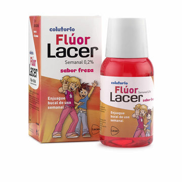 Munvatten Lacer Flúor Junior Fluor Jordgubbe 100 ml