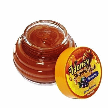 Fuktande nattmask Holika Holika Honey Sleeping Pack Blåbär (90 ml)