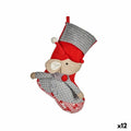 Christmas bauble Christmas Stocking Mouse Red 33 x 4 x 50 cm (12 Units)