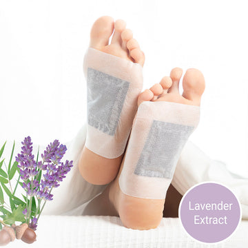 Detox fotplåster Lavender InnovaGoods 10 antal